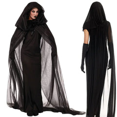 Witch Costume Robe for Halloween Cosplay Outfit