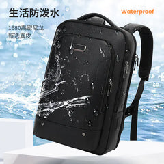 Genuine Leather Backpack for Business Travel (16 Inch)