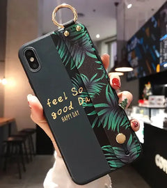 Spliced Banana Leaf Cell Phone Case