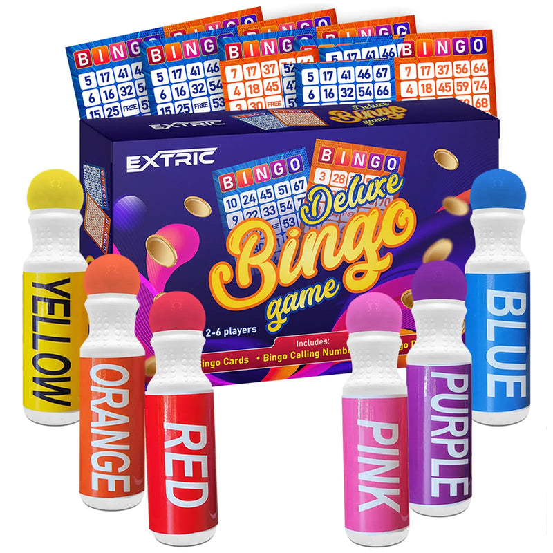 EXTRIC Bingo Game Bingo Game for Adults and Kids Bingo Set